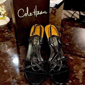Used Cole Haan strappy shoes